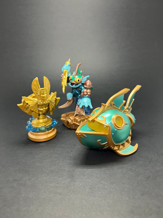 Deep Dive Gill Grunt, Reef Ripper Vehicle & Sea Trophy - SuperChargers